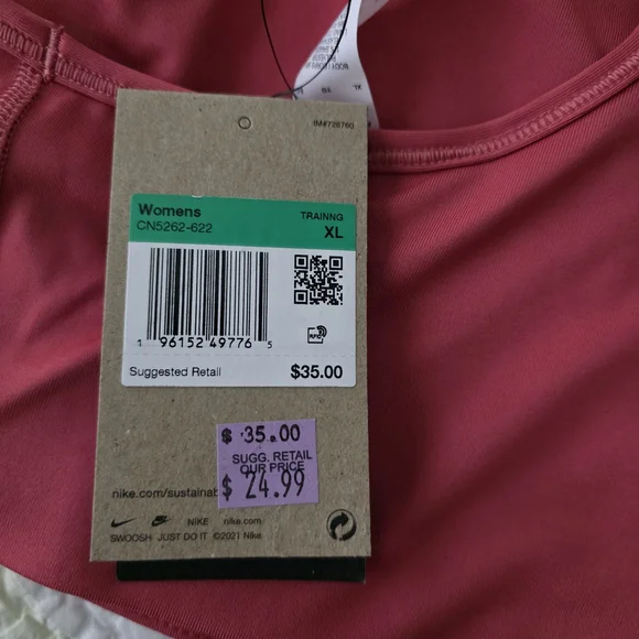 Nike Pink Sports Bra - Picture 2 of 4
